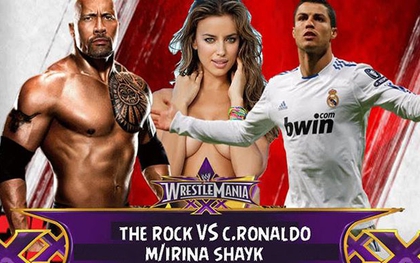Quyết đấu vì Irina Shayk, Ronaldo bị The Rock hạ gục trên võ đài